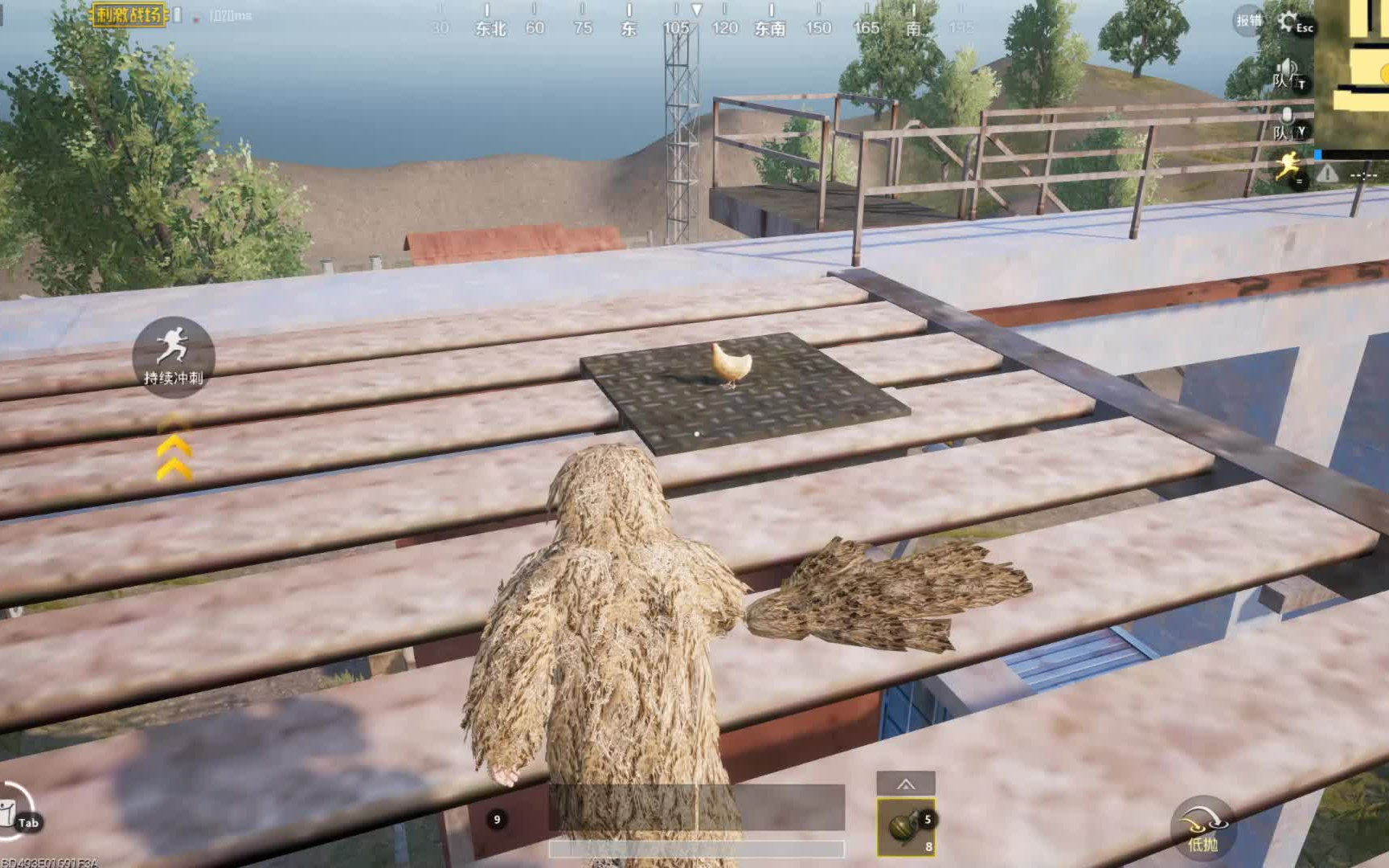 刺激战场训练营沙漠吉利服位置1080p60帧hdr