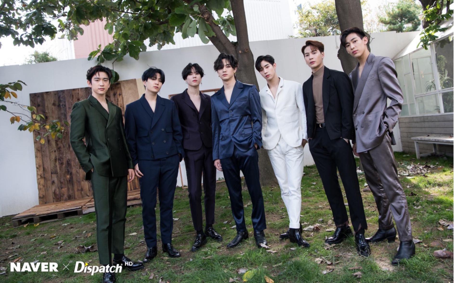 【got7】专业丢水瓶男团,穿上西装秒变大佬 (走红毯混剪 片尾军装消防