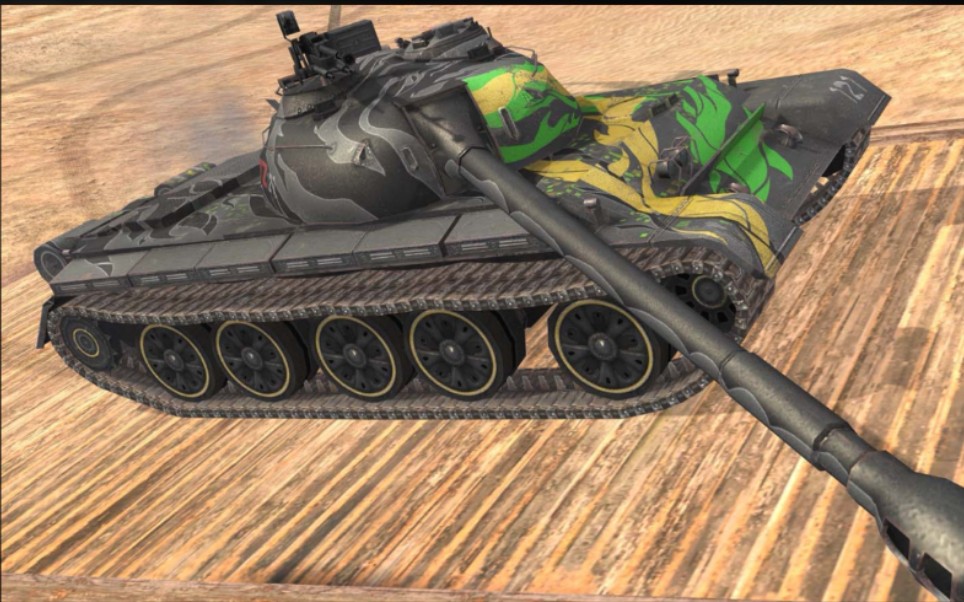 wz-121"台风"怎么可以那么帅?好炮好车好颜值!_手机游戏热门视频