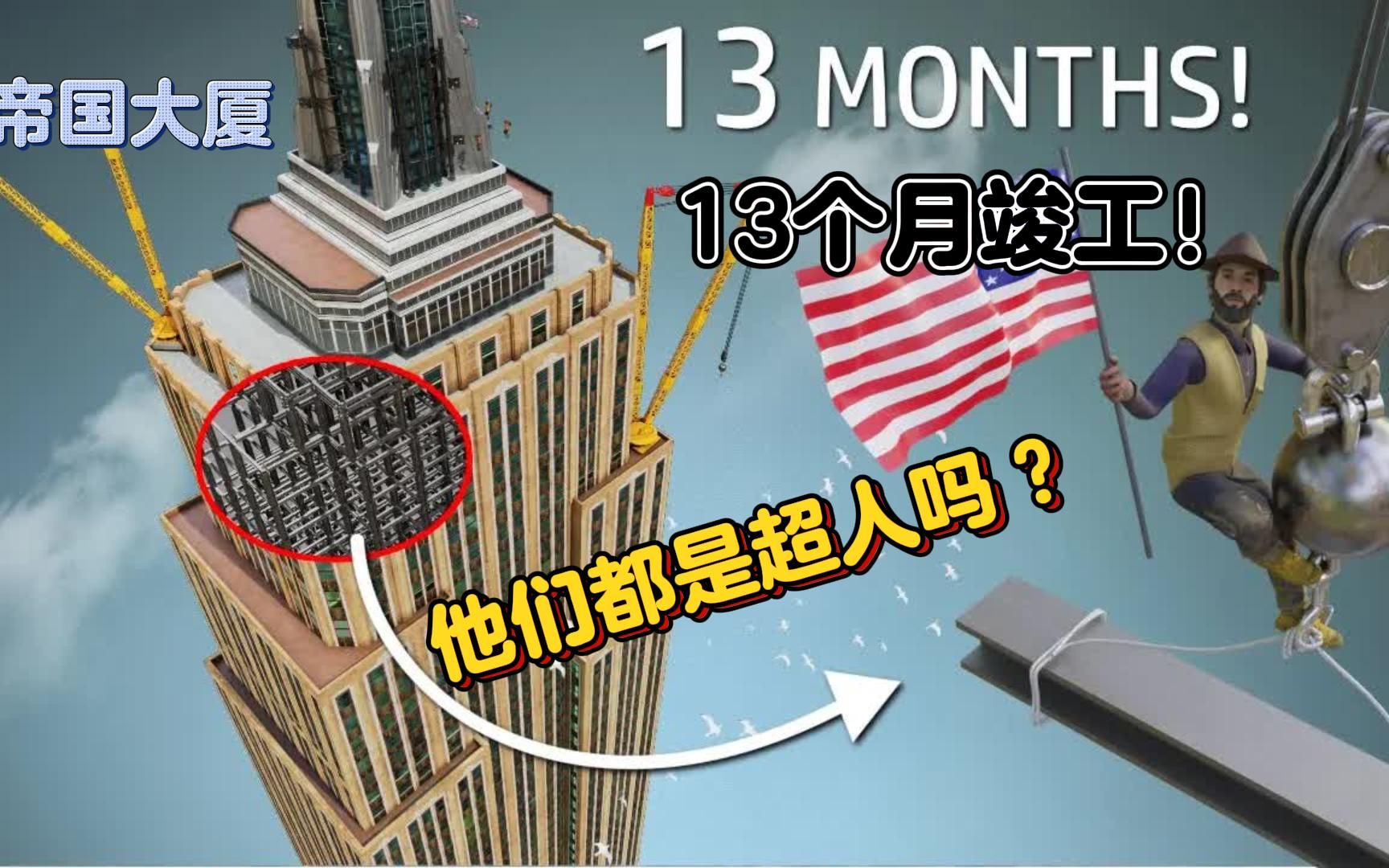 [图]世界七大工程奇迹，帝国大厦的落成仅用了13个月，他们都是超人吗？