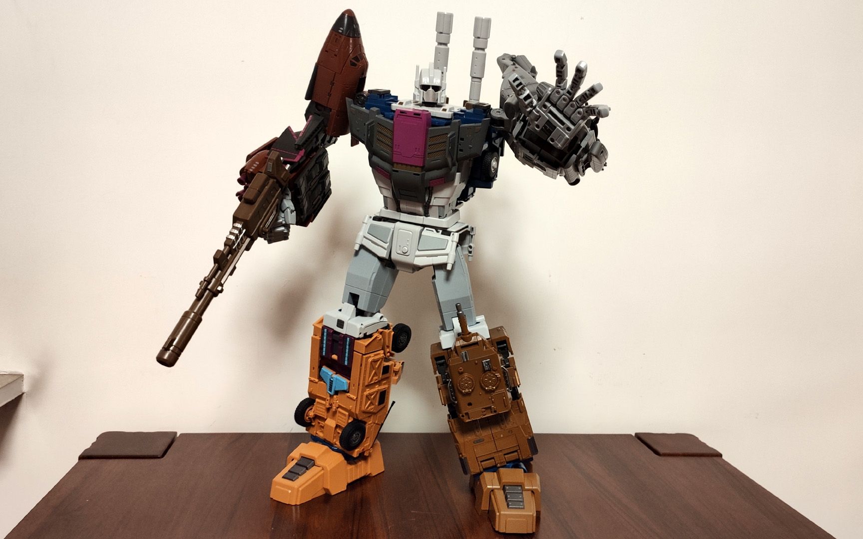 大力金刚模玩分享第149期zeta动画配色版混天豹