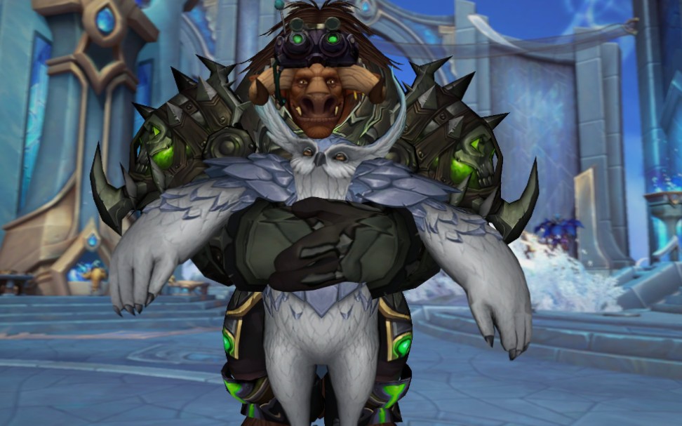 魔兽世界2021暴雪嘉年华坐骑展示雪暴熊