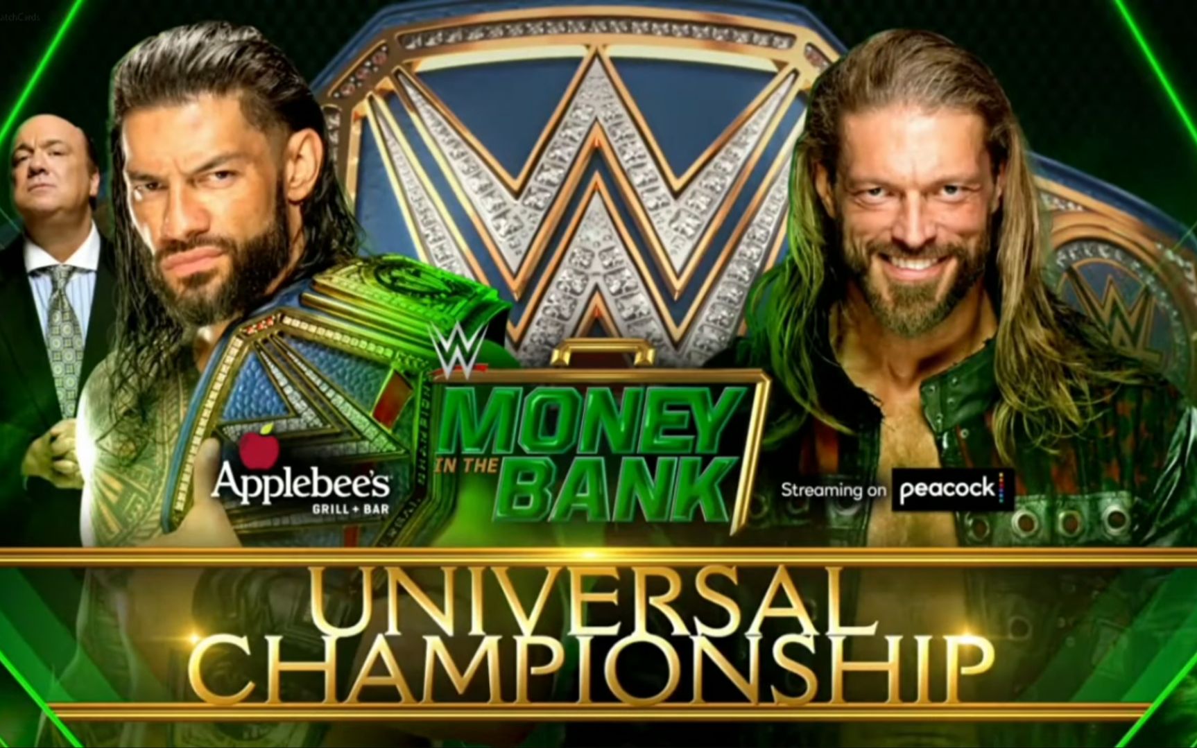 [图]Money In The Bank 2021 Edge vs. Roman Reigns