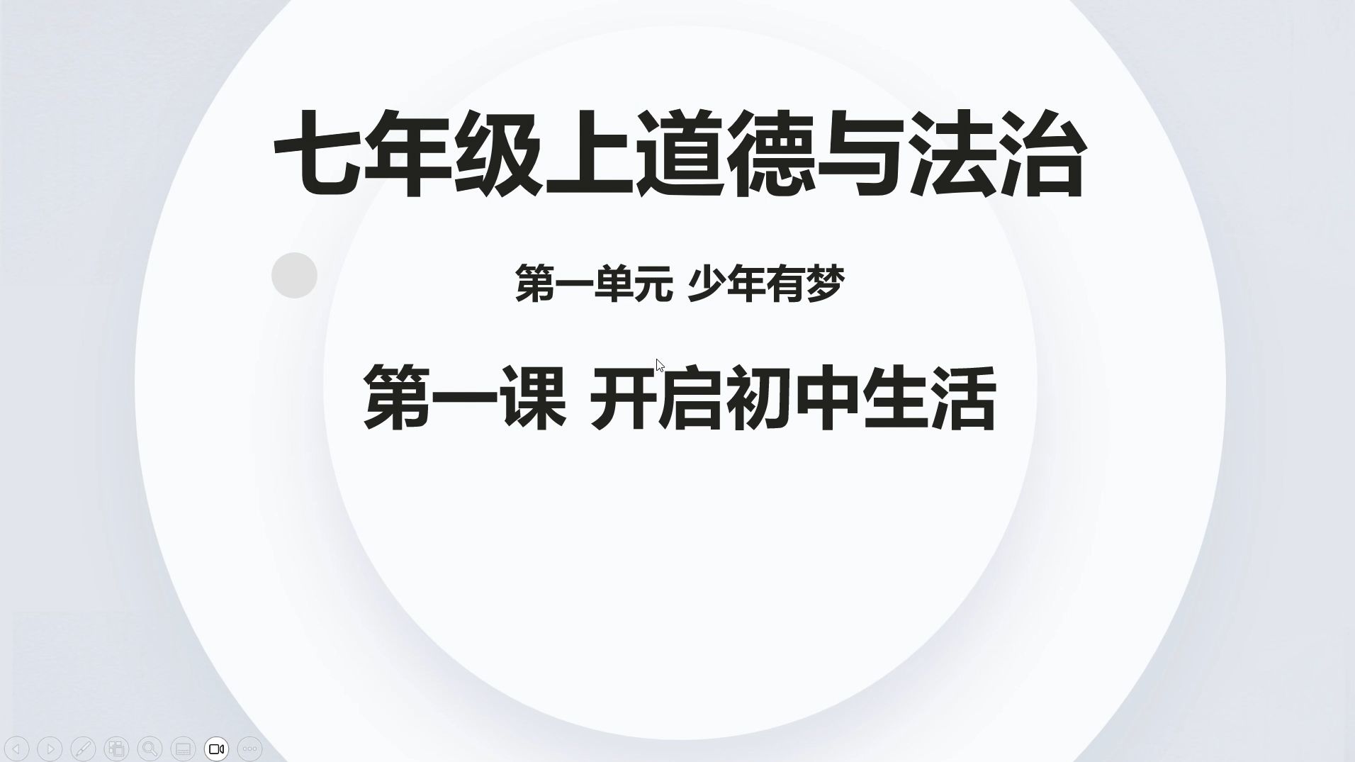 【七上道德与法治】奏响中学序曲+规划初中生活哔哩哔哩bilibili