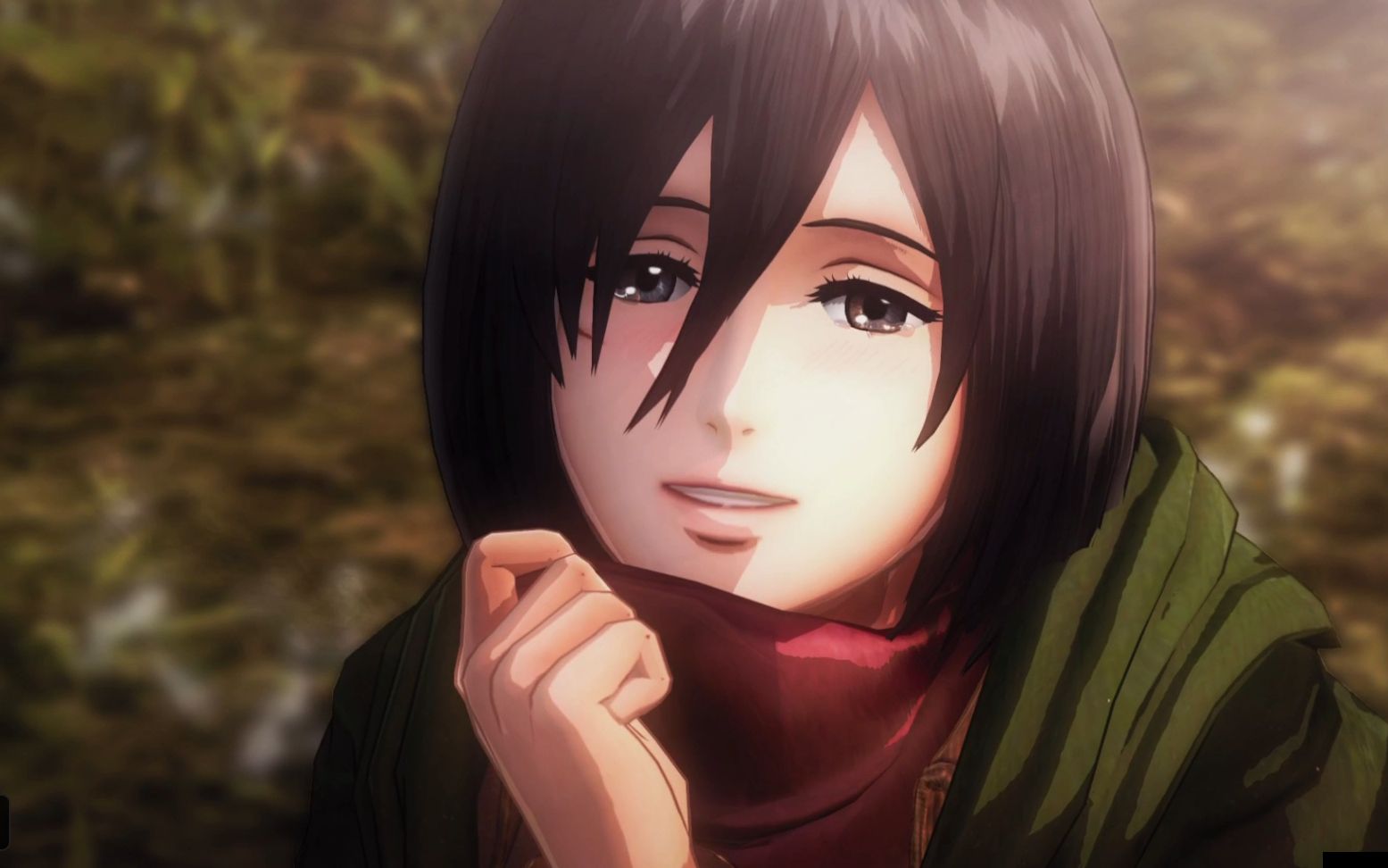 《进击的巨人2》过场动画:三笠的微笑_哔哩哔哩 (゜-゜)つロ 干杯