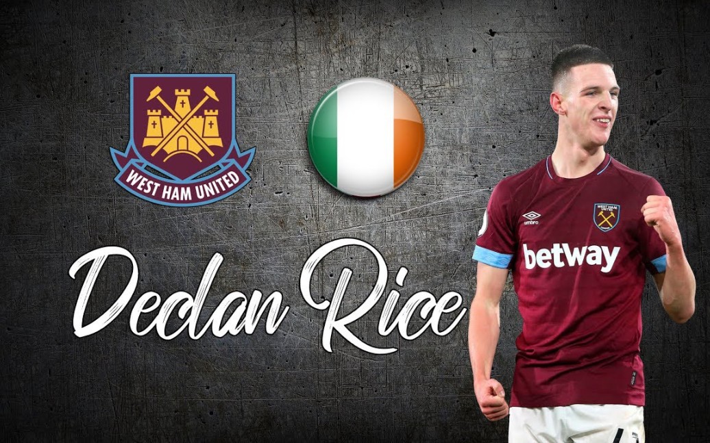 妖人报告德克兰61赖斯declanrice英格兰青年中场铁闸2019