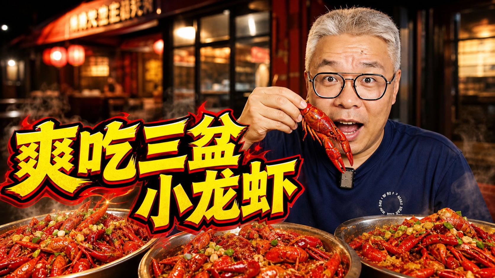 台风天，我一个人吃了700块的小龙虾QAQ，爽！