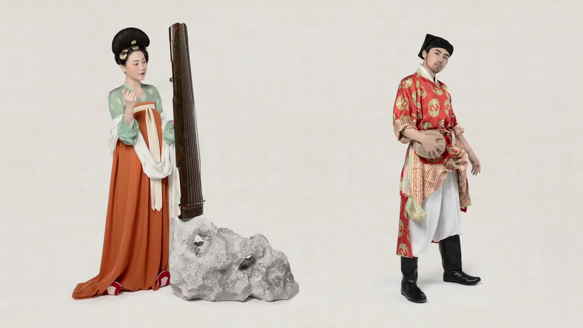 古琴布鲁斯古琴汉服街舞