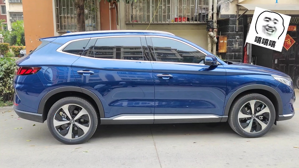 蓝色比亚迪宋plus dmi,订车上牌4天到手_哔哩哔哩_bilibili