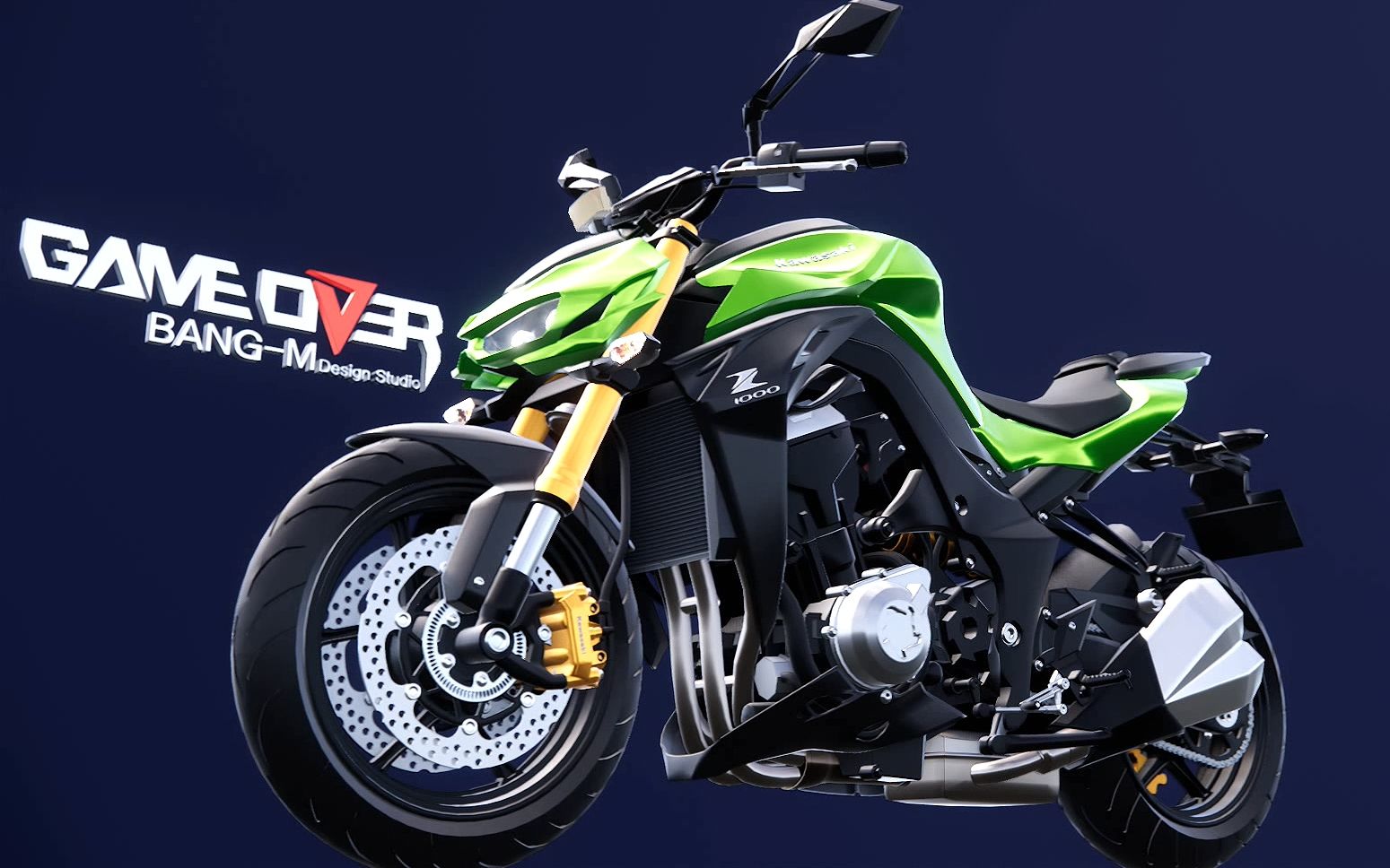 有史以来最惊艳造型公升级街车全视角组装大赏kawasakiz1000