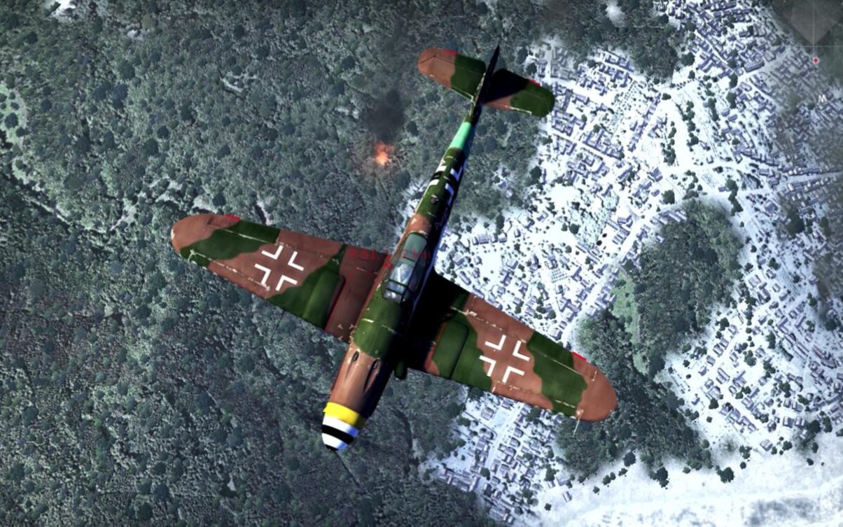 [图]用时4分39秒，bf109k4, 12杀，灭队！