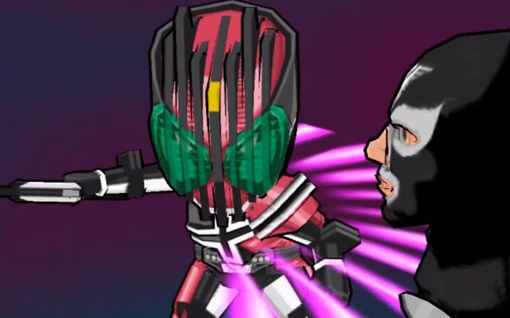 假面骑士战斗突袭假面骑士decade技5星必杀演示