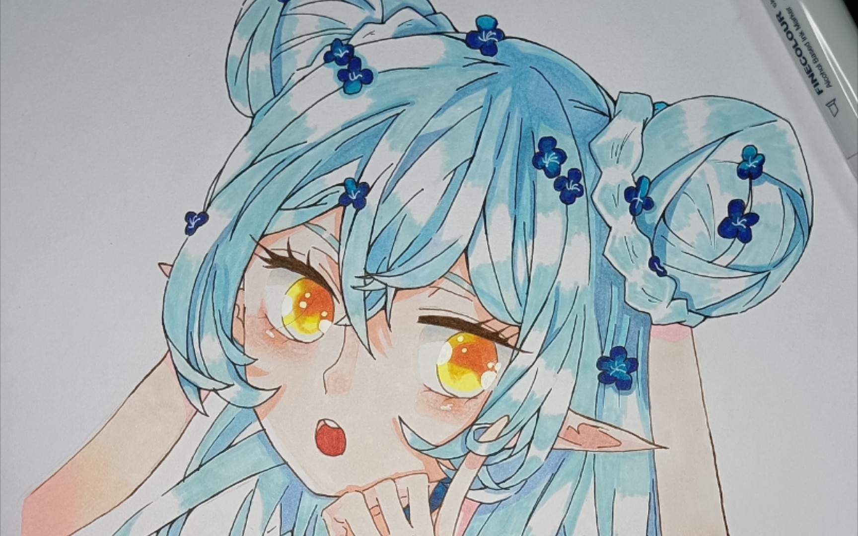 【马克笔手绘】现在还有人知道《加油大魔王》这本漫画吗?