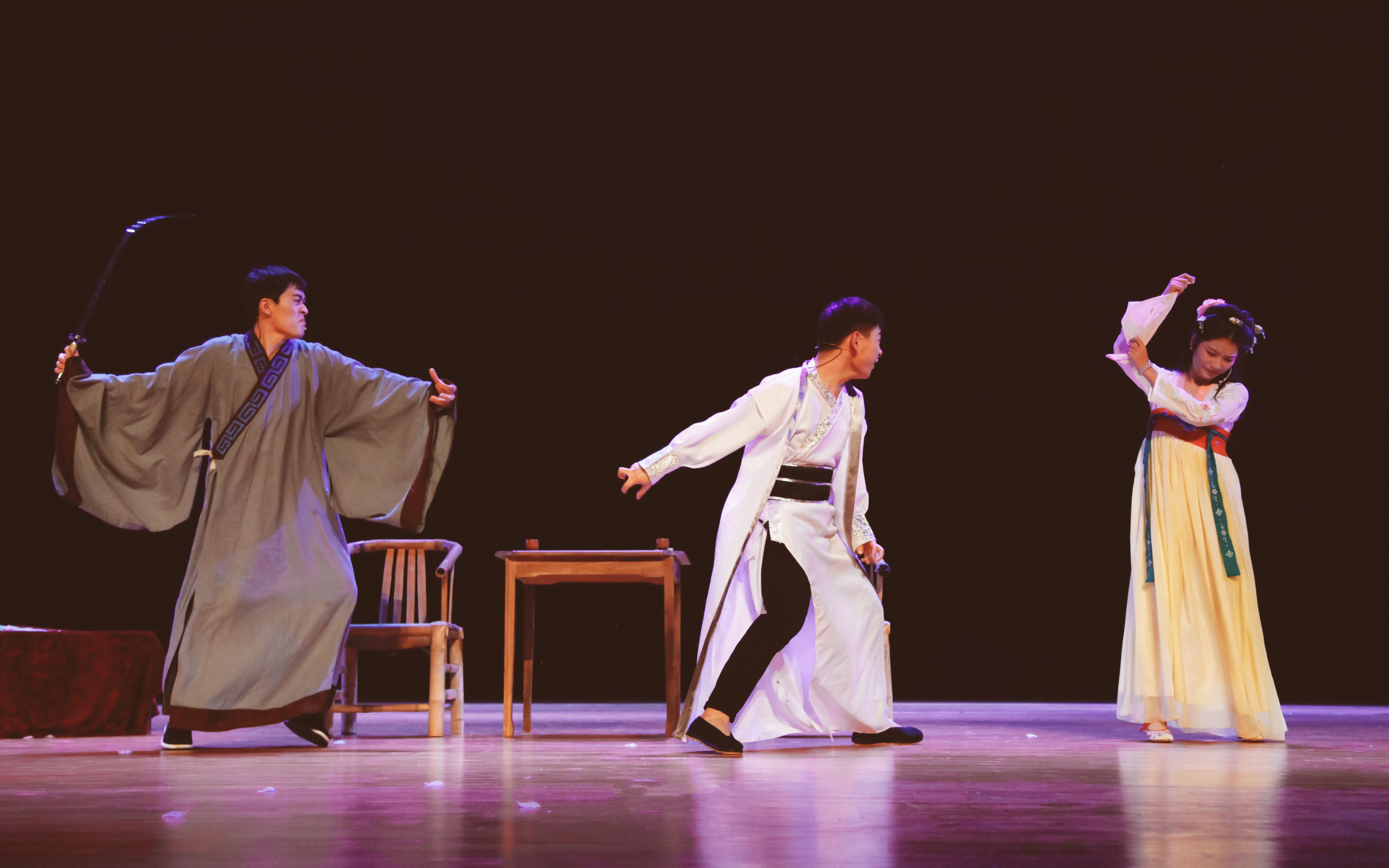 人面桃花相映红,话剧《我爱桃花》,2017年杭州师范大学流霞剧社第31届