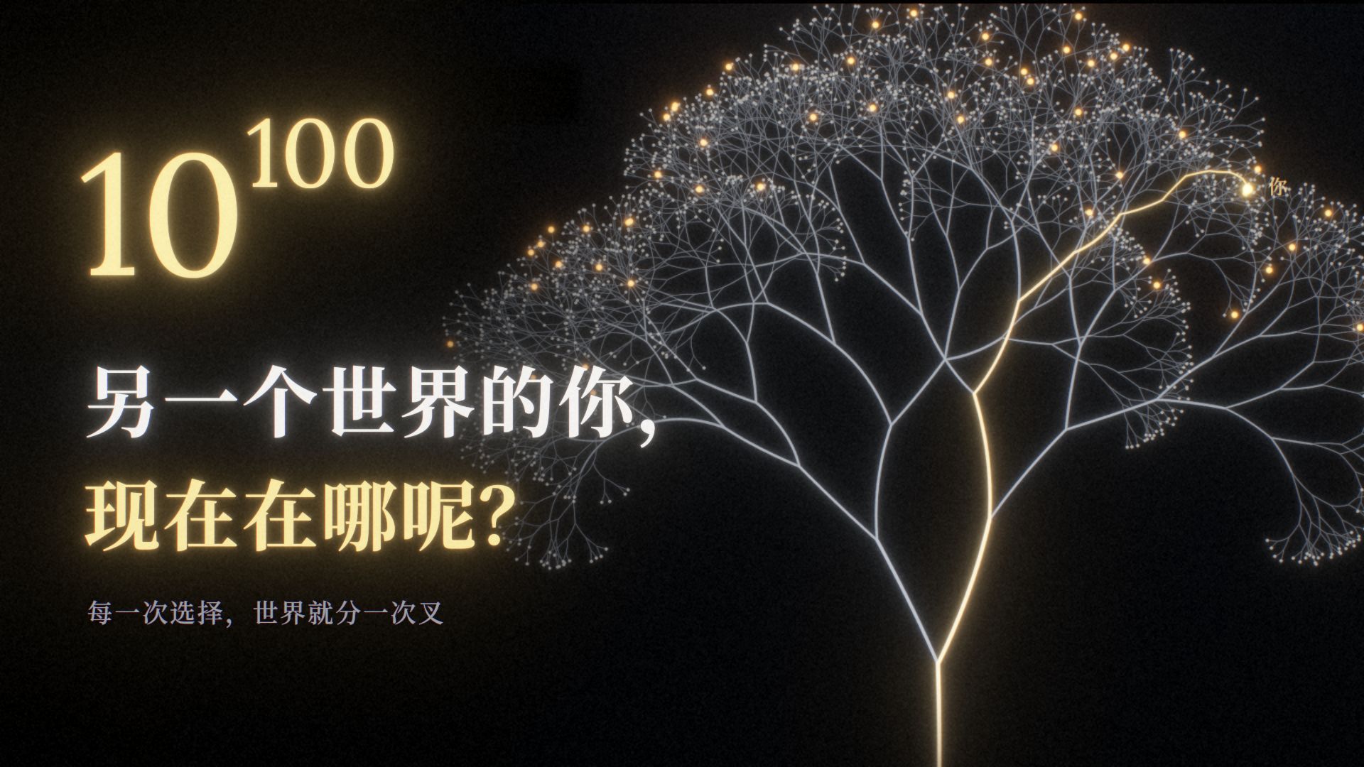 《10¹⁰⁰》另一个世界的你，现在在哪呢？