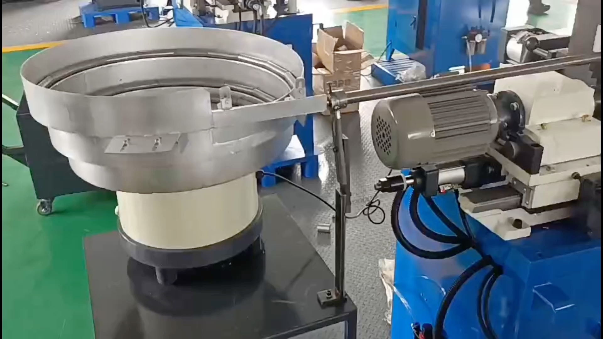 30ac-ii气动双头倒角机全自动送料钢管平头去毛刺机