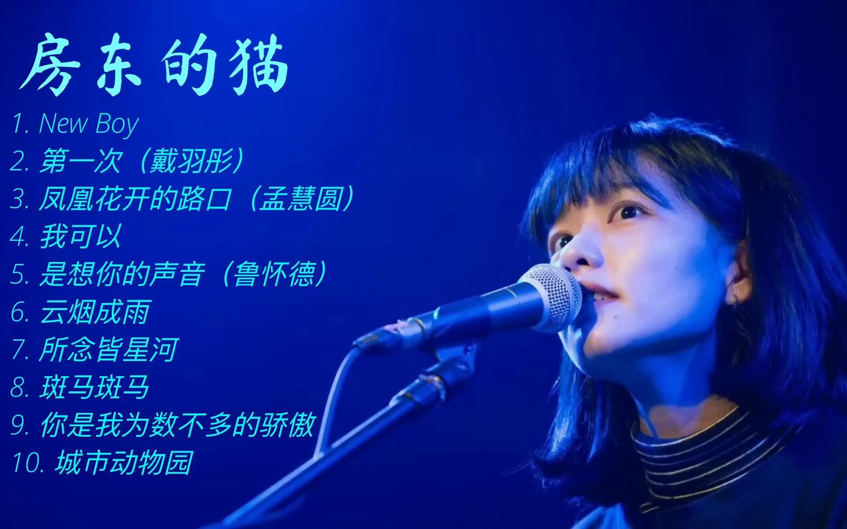 房东的猫 the landlords cats】10首神级演唱,翻唱 合集|治愈系歌手