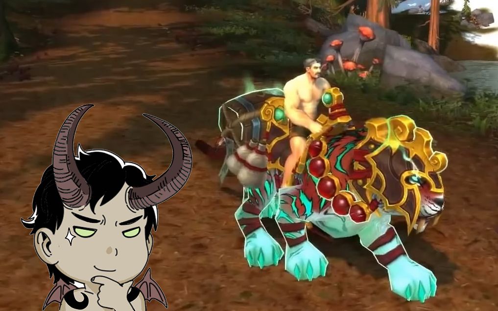 嘉栋解说魔兽世界09期72武僧职业坐骑超级惊艳的佛门老虎