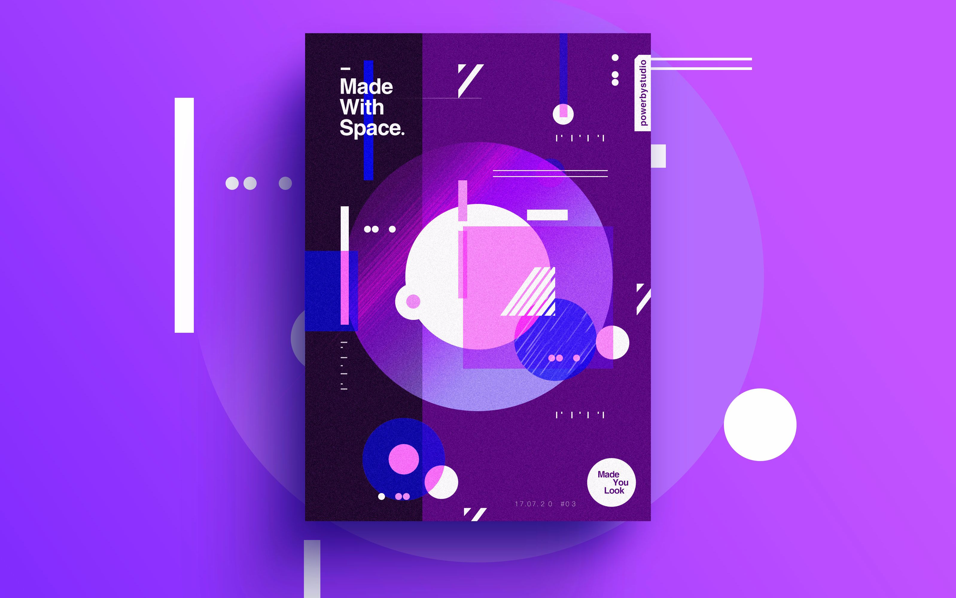 配色练习!教你制作近似色叠色海报