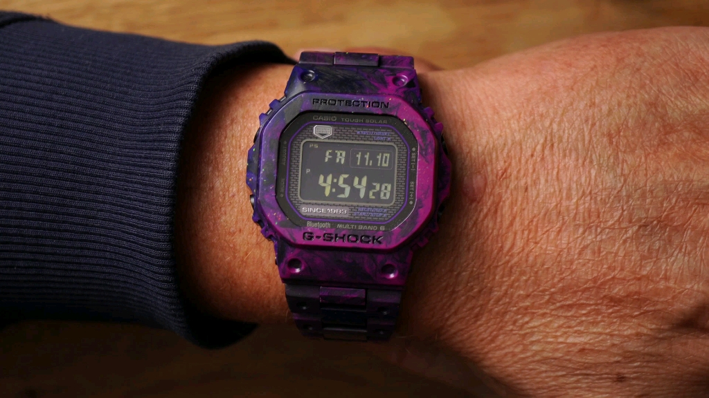 卡西欧方块四十周年碳纤维限量版 gcw-b5000un