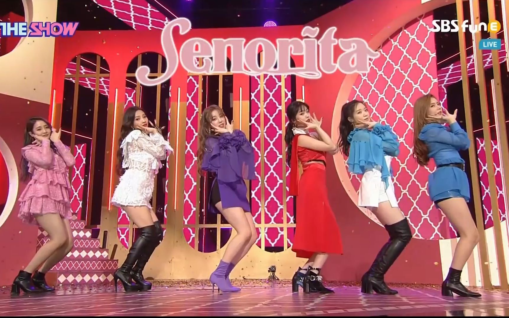 【(g)i-dle】senorita打歌舞台踩点混剪