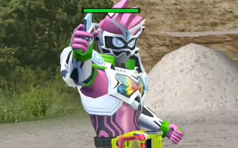 假面骑士城市大战 假面骑士ex-aid创造者玩家【vrx】必杀演示_哔哩