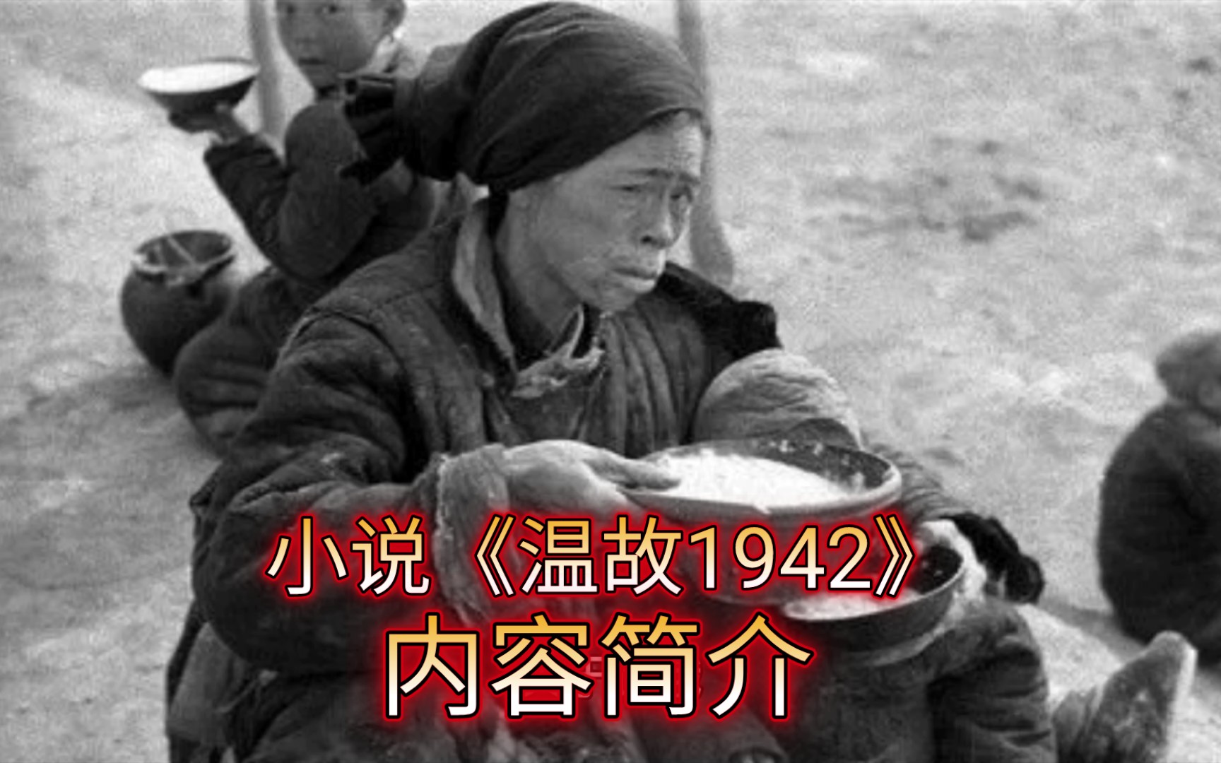 小说《温故1942》内容简介 茅奖得主刘震云著哔哩哔哩bilibili