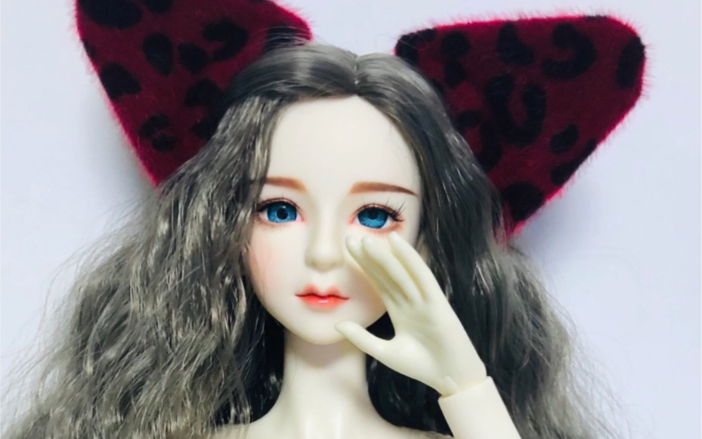 心怡娃娃三分开箱mjd娃娃神仙颜值终于收到我的娃