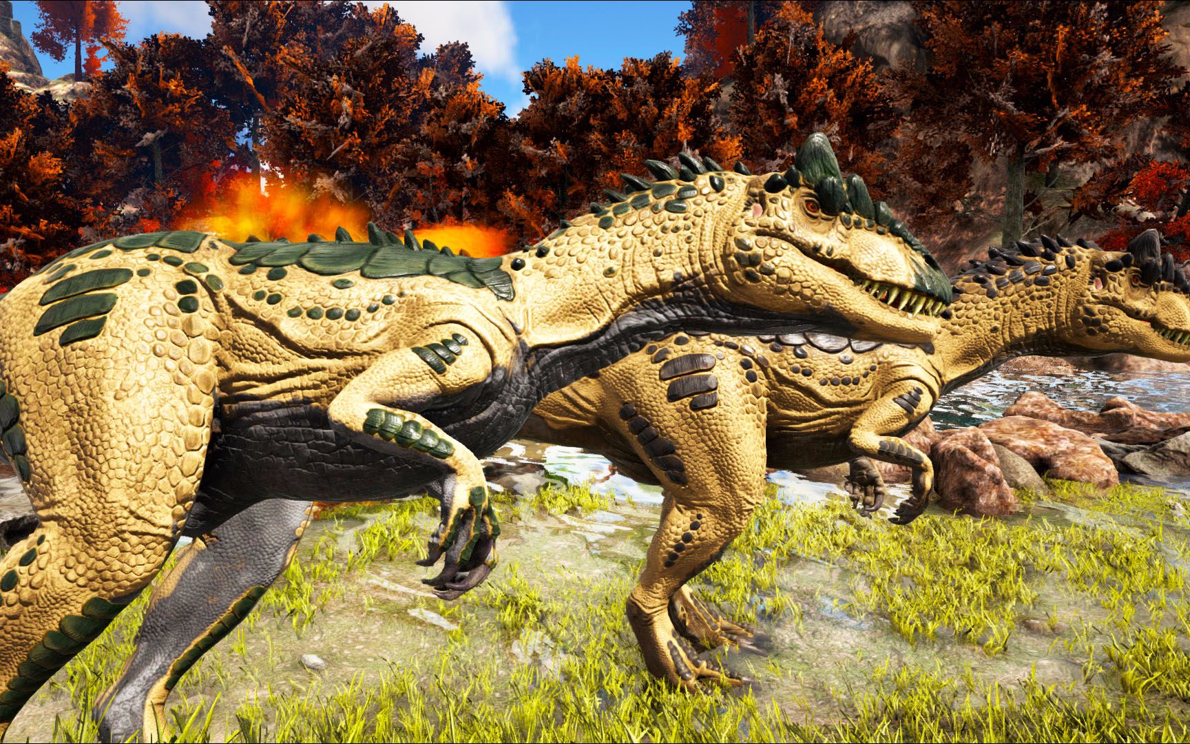 《方舟水晶岛日志-7》驯服异特龙,我想变得更强