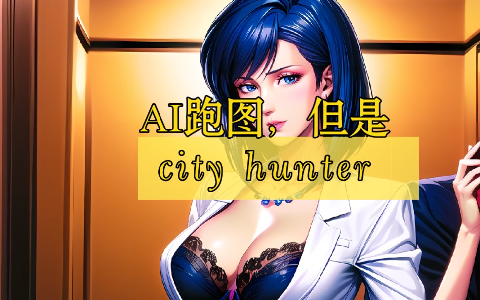 AI跑图,但city hunter(野上冴子)哔哩哔哩bilibili