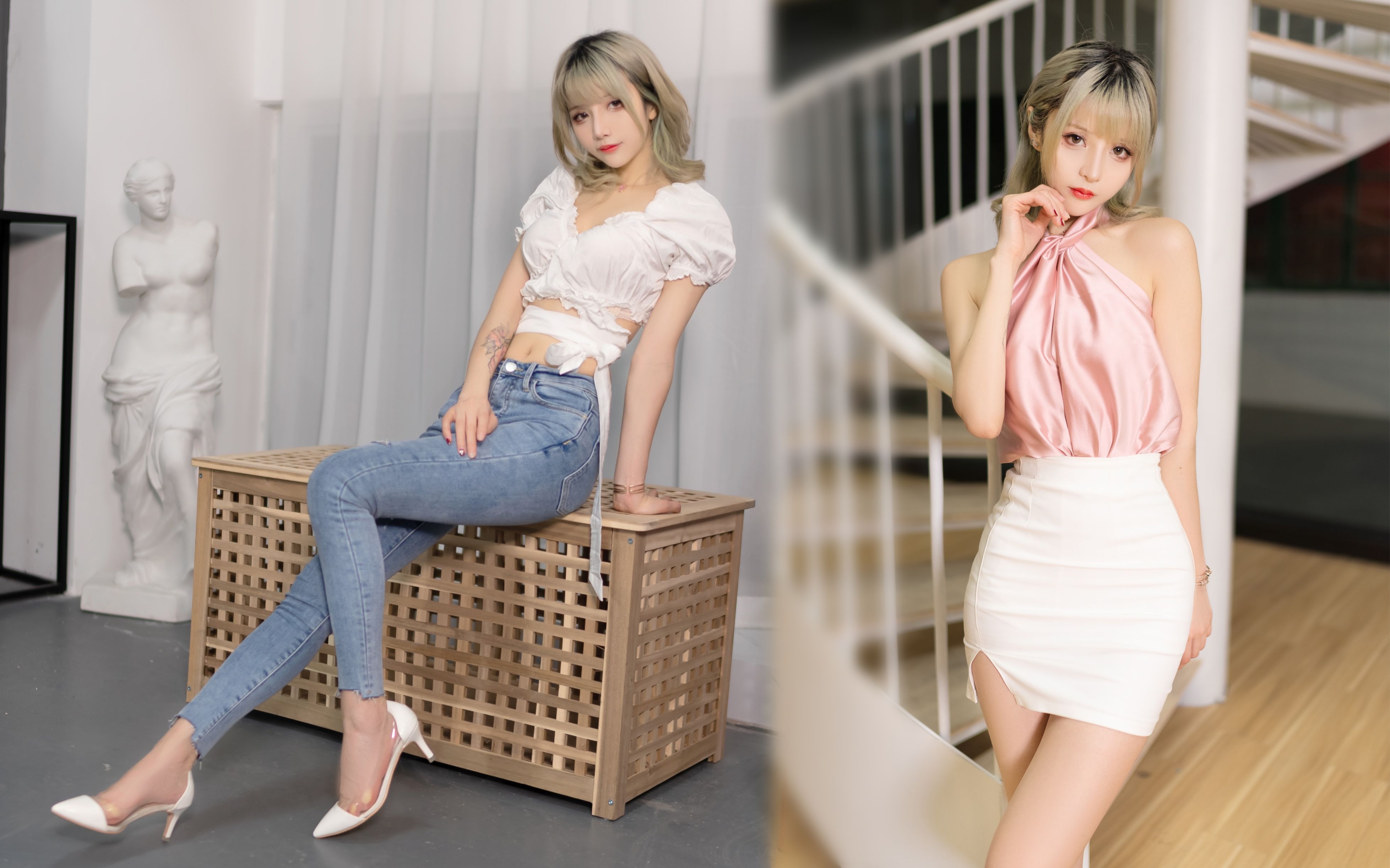 【nabby】喜欢这样的短发女孩吗?78short hair