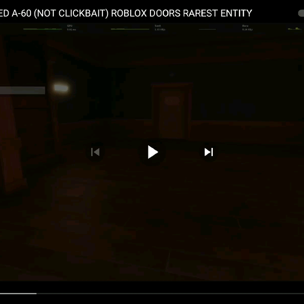 A-60 in roblox DOORS (the rarest entity) 