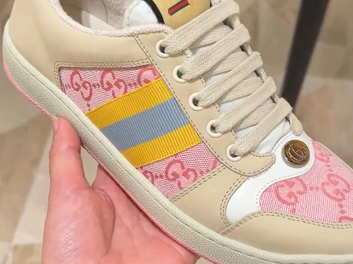 粉色搭配一起真好看鞋#原创 #伦敦 #gucci粉色小脏鞋 #gucci小脏鞋