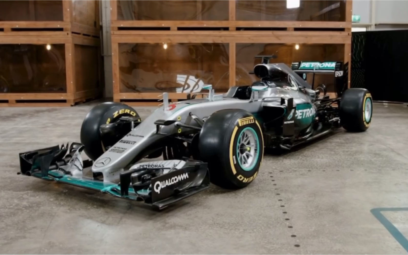 梅赛德斯奔驰fi方程式赛车w07