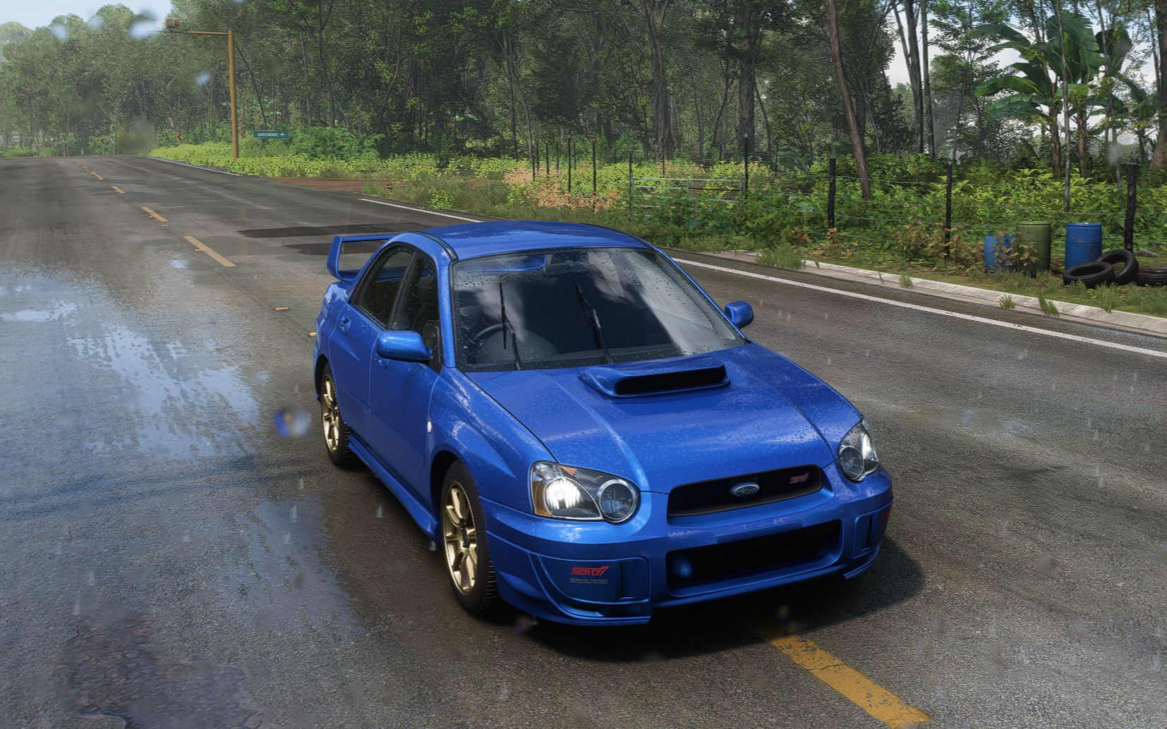 地平线5 塞拉维德冲刺赛 斯巴鲁 impreza wrx sti 2004 丝滑漂移