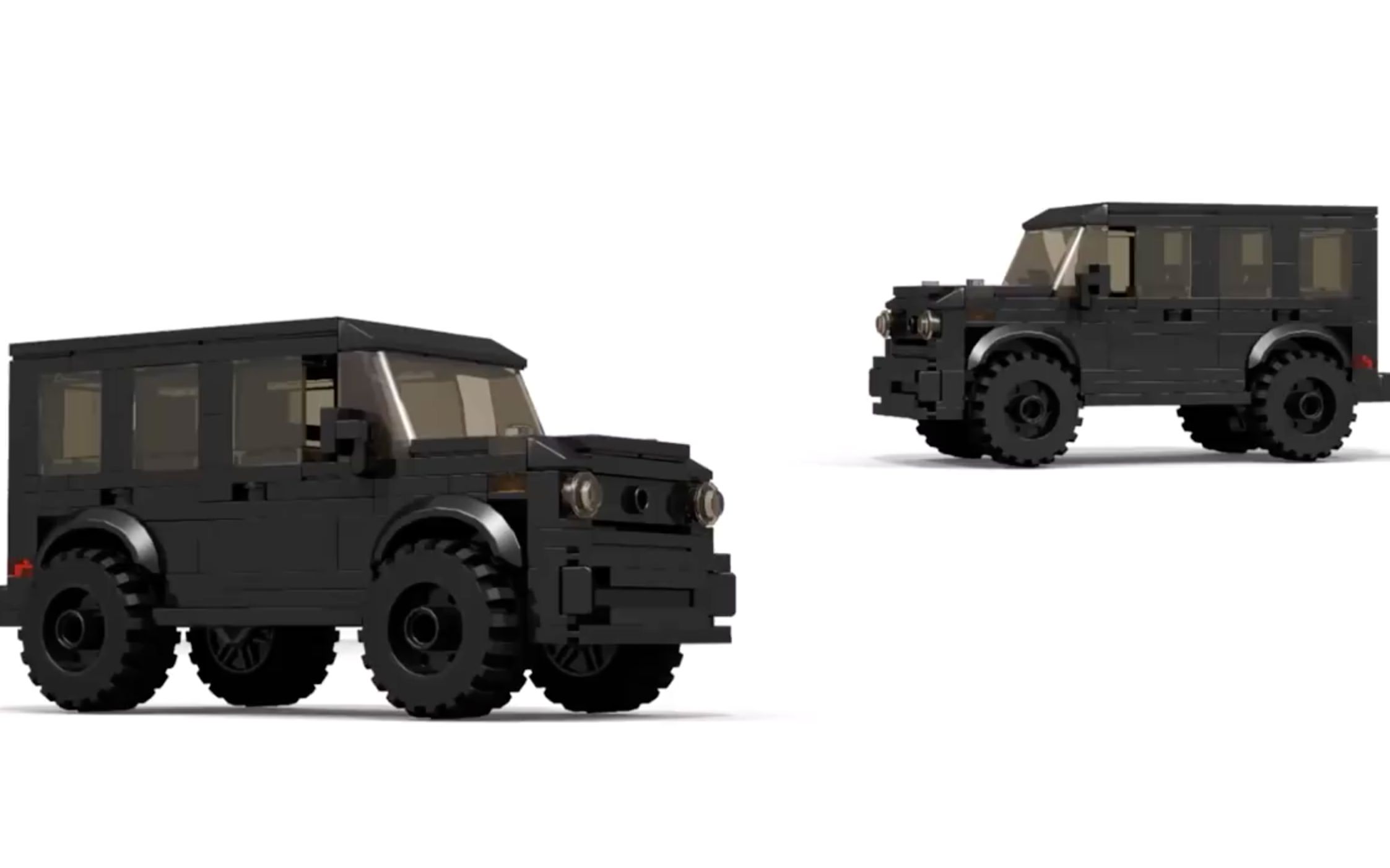 【砌砖小哥】乐高moc教程(包教包会)-奔驰g系列越野车