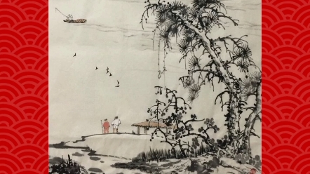 [图]王雅琴山水画 听歌赏画 山谷里的思念 一首非常好听的歌曲 画美歌醉人