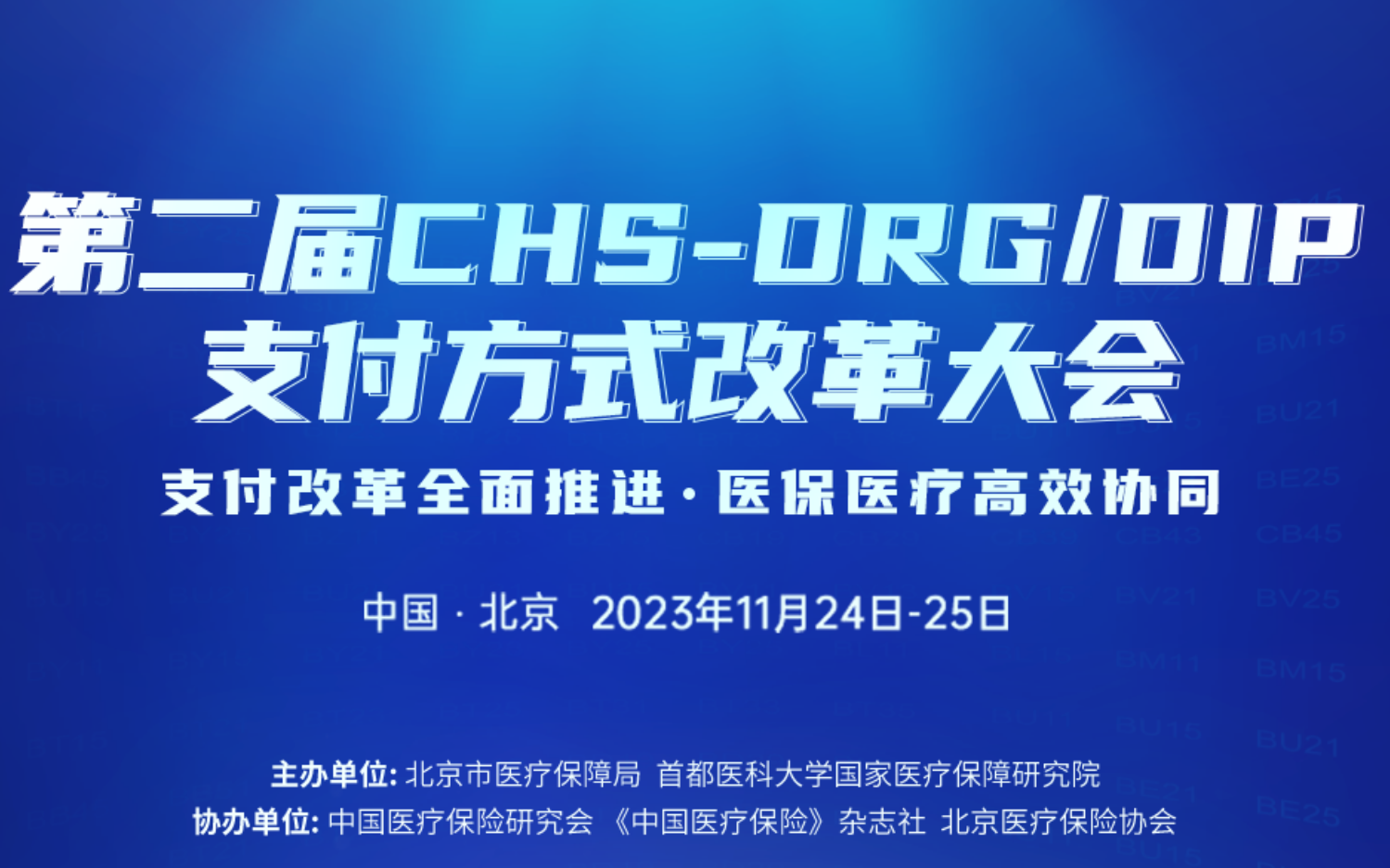 第二届CHSDRG/DIP支付方式改革大会哔哩哔哩bilibili