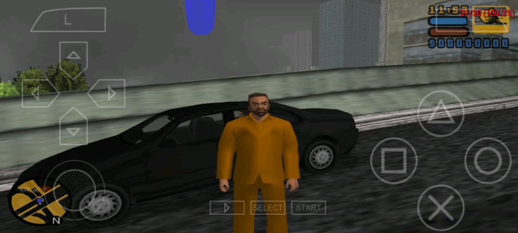psp gtalcs 仿 gta3模组 v0.5 测试版