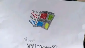 Descargar video: 我把我画的win95重要文件删除