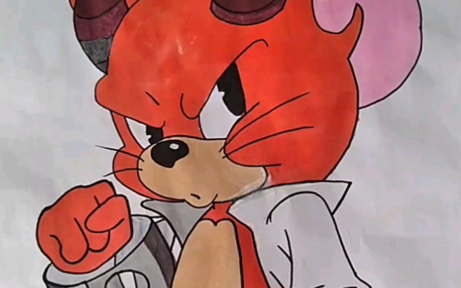 我画的恶魔杰瑞像吗谁能告诉我这个皮肤叫什么