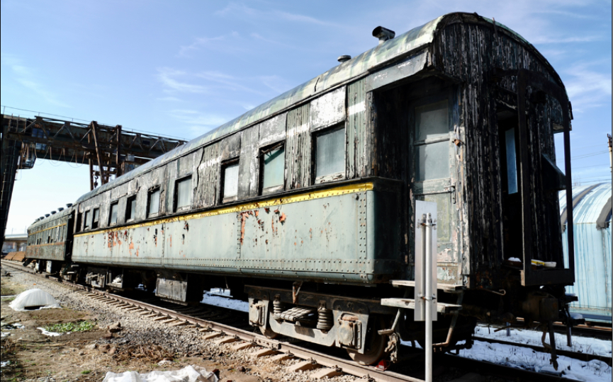 旧型铁路客车图片