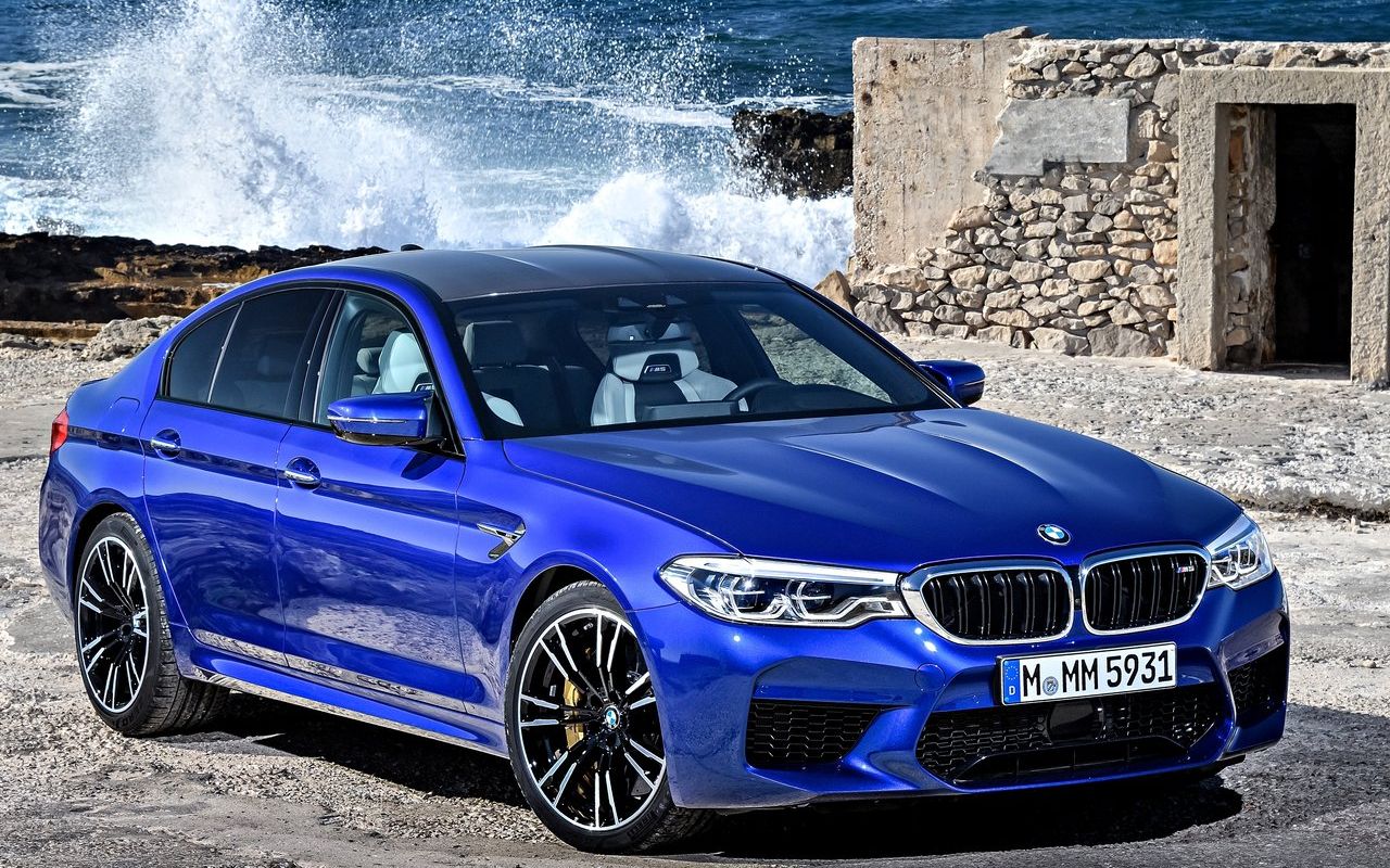 「宝马m5」18款全新宝马m5埃斯托蓝bmw m5 