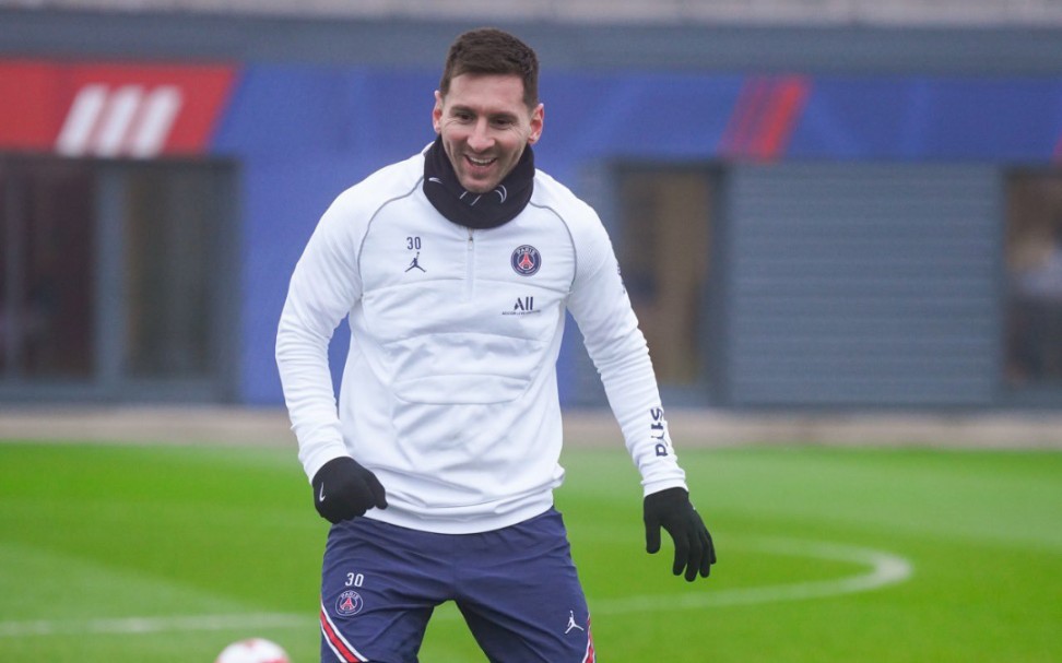 留在巴黎训练的梅西【梅西日常训练20220126】