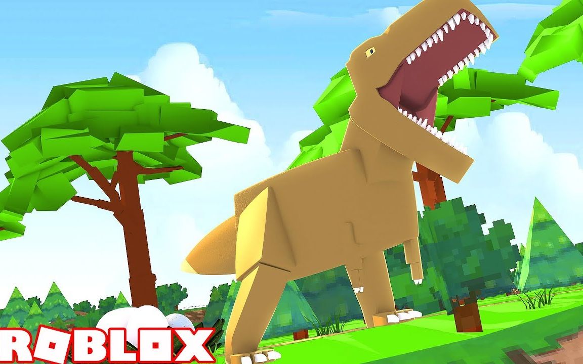 [图]木子秋Roblox《恐龙模拟器1》恐龙蛋孵化出了小恐龙喔