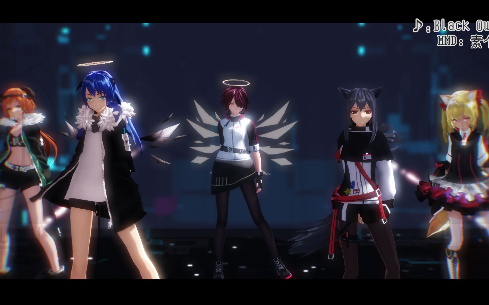 【明日方舟mmd】企鹅物流的black out