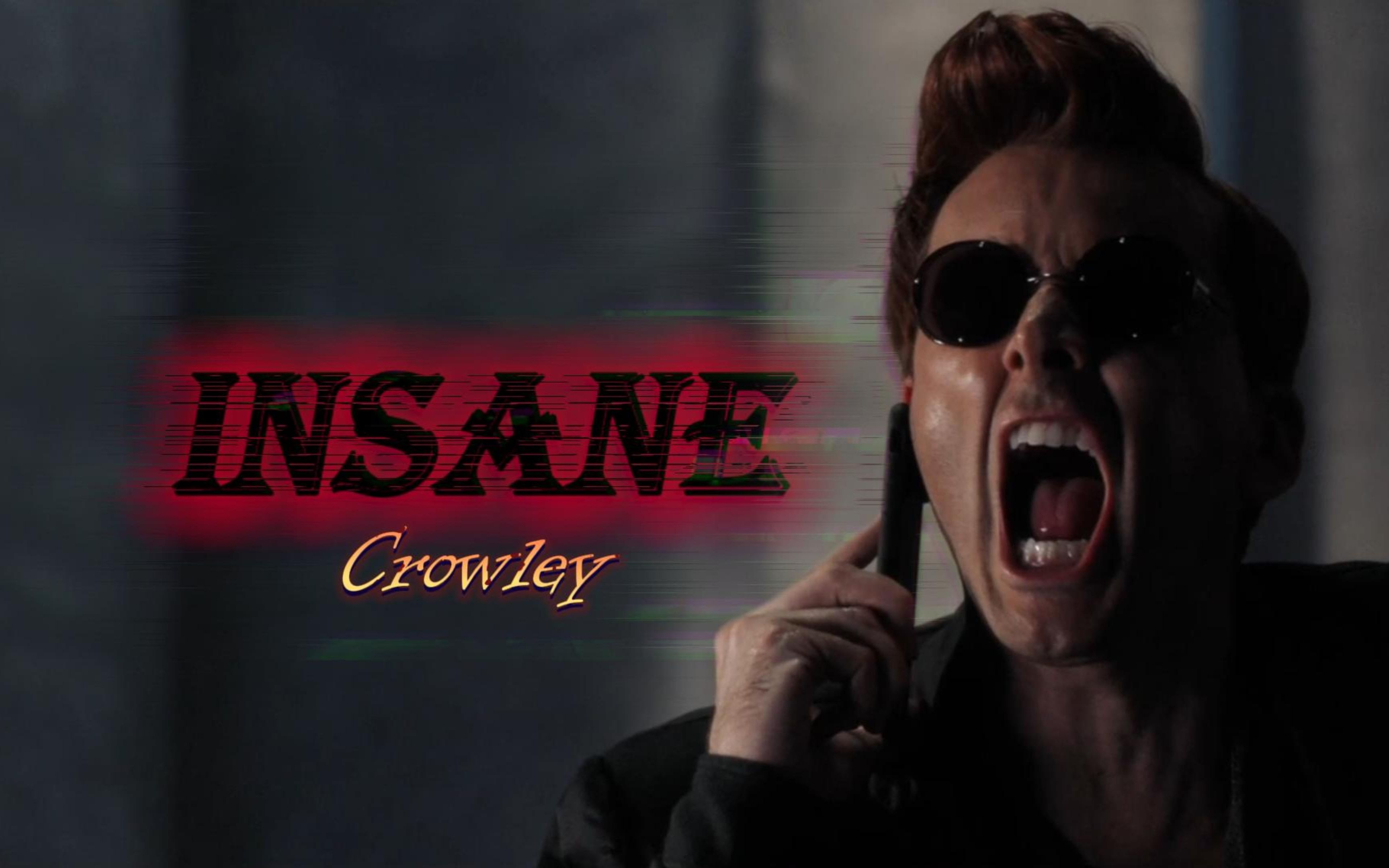 疯 批 恶 魔 克 劳 利【INSANE || 好兆头Crowley】哔哩哔哩bilibili