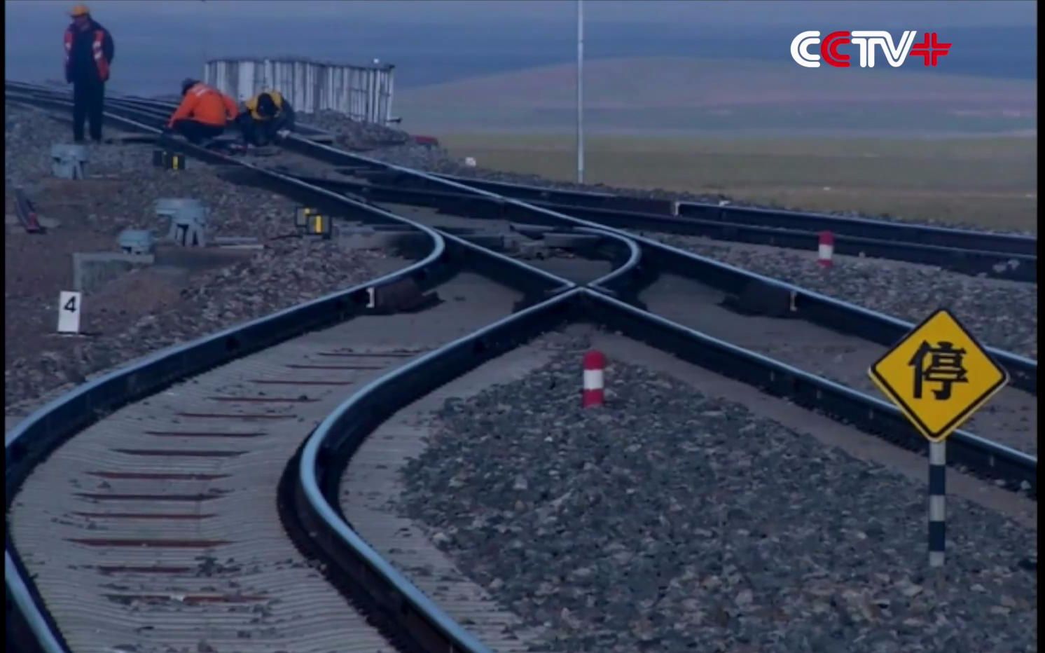 中国在青海西藏铁路铺设无缝铁轨