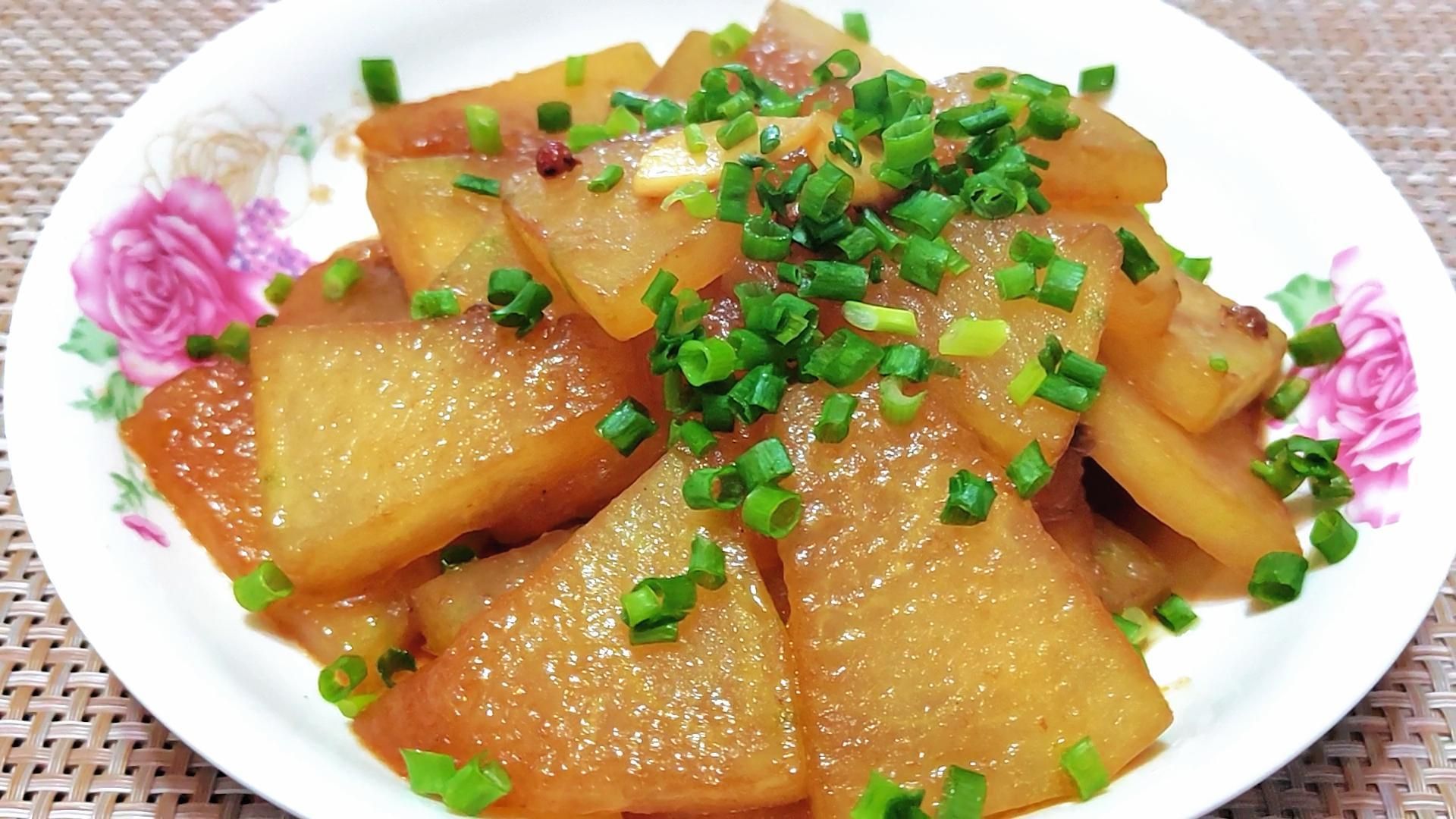 炒素菜之葱香冬瓜