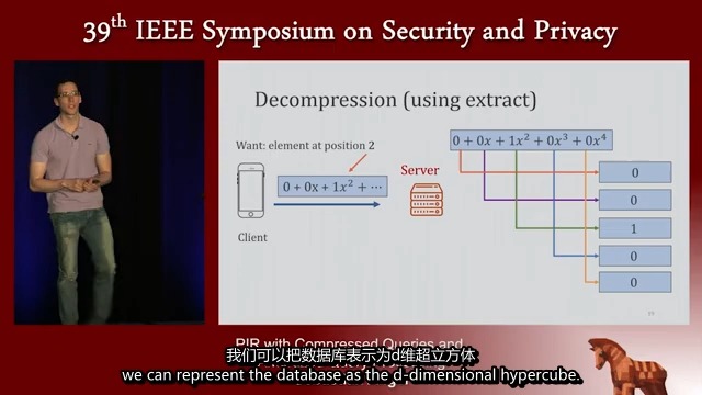 【双语字幕】(S&P 2018)压缩查询和平摊查询处理过程的PIR哔哩哔哩bilibili